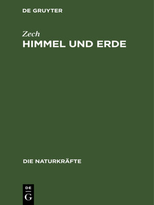 cover image of Himmel und Erde